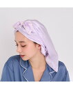 【SALE/20%OFF】Francfranc シルク ナイトキャップ ロング パープル フランフラン ヘアケア その他のヘアケア パープル