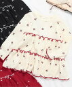 【SALE/10%OFF】apres les cours WEB限定 ワッフルティアードTシャツ エフオーオンラインストア トップス カットソー・Tシャツ ブルー ブラック ホワイト レッド
