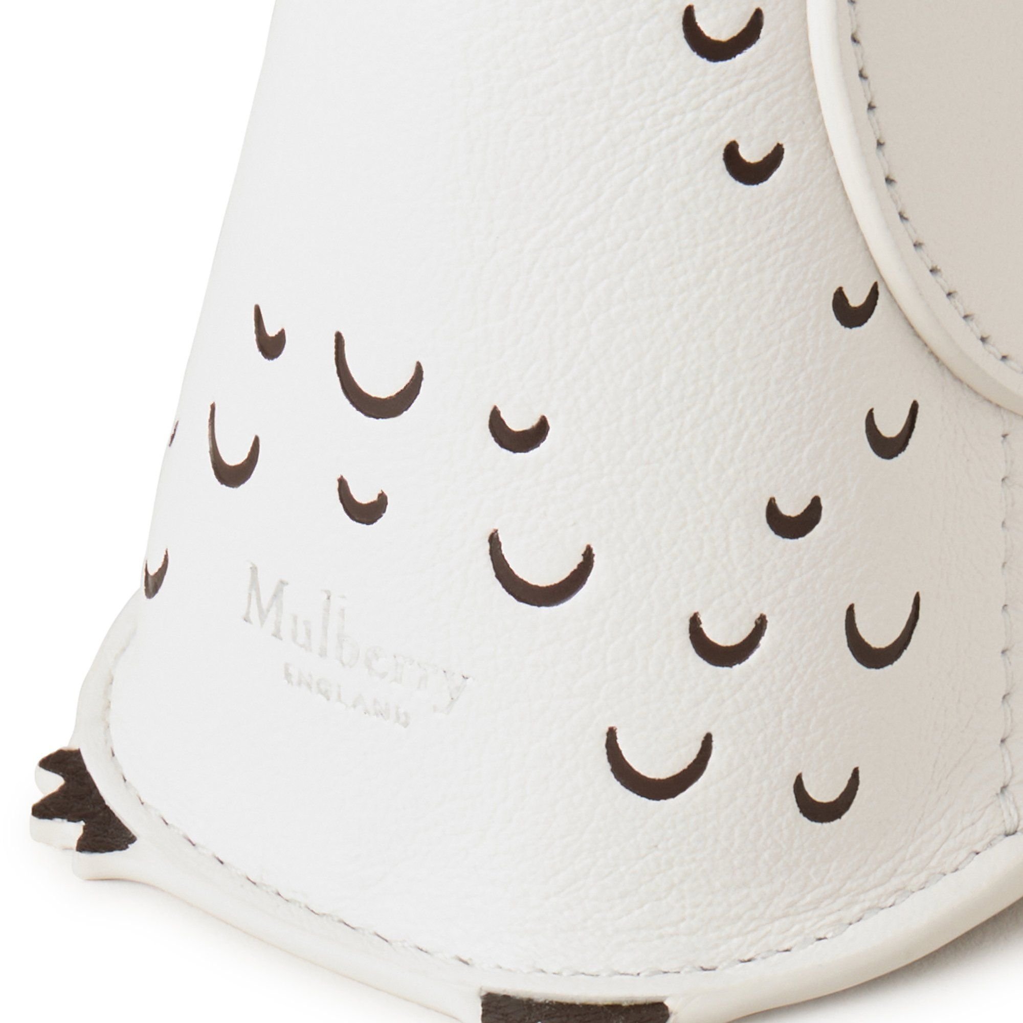 Mulberry 【マルベリー公式】ケース キーリング - フクロウ マルベリー 財布・ポーチ・ケース その他の財布・ポーチ・ケース ホワイト【送料無料】