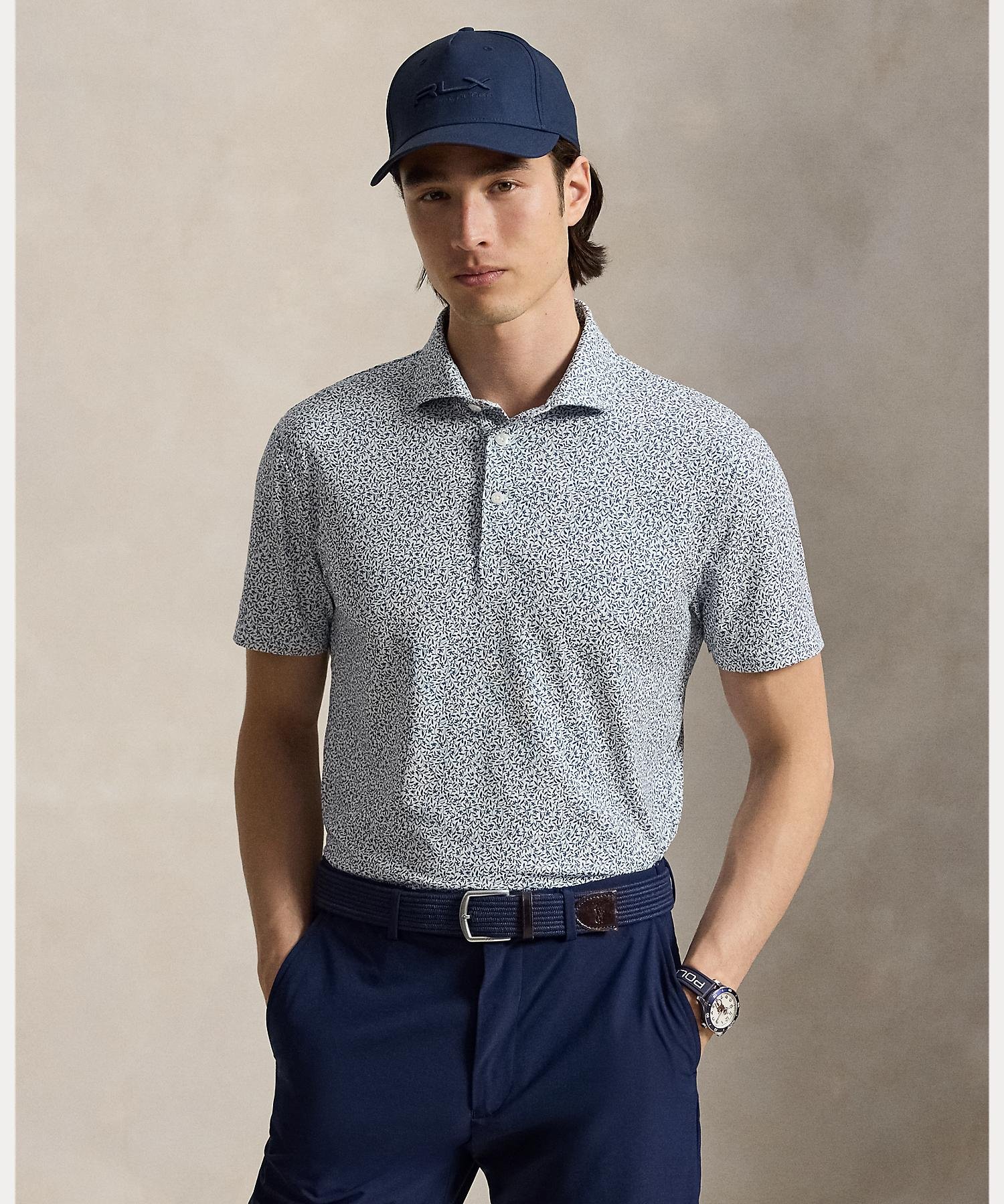 POLO GOLF/RLX Golf (RLX)テーラード フィット パフォーマンス ポロシャツ ラルフローレン トップス ポロシャツ ネイビー【送料無料】
