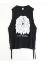 【SALE/46%OFF】RNA LAZY DOGレースアップタンクトップ アールエヌエー トップス ノースリーブ・タンクトップ ブラック ホワイト ブルー【送...