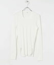 【SALE/10%OFF】URBAN RESEARCH HAKUJI Organic cotton Long-Sleeve Pullover アーバンリサーチ トップス カットソー・Tシャツ ホワイト ネイビー ブラック【送料無料】(4)