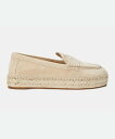 LAUREN RALPH LAUREN LAUREN RALPH LAUREN R04H Luize スエード ローファー エスパドリーユ ベージュスエード フ...