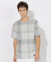 【SALE/41%OFF】BLACK LABEL CRESTBRIDGE 【WEB限定】クレストブリッジチェックパイルTシャツ ブルーレーベル / ブラックレー...