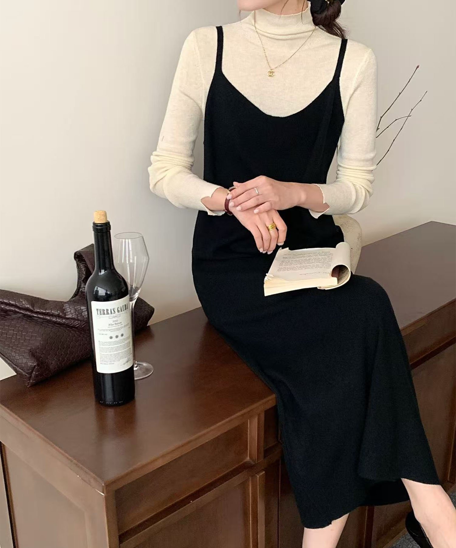 aimoha - select - aimoha -select-/ニットキャミソールワンピース アイモハ ワンピース・ドレス ワン..