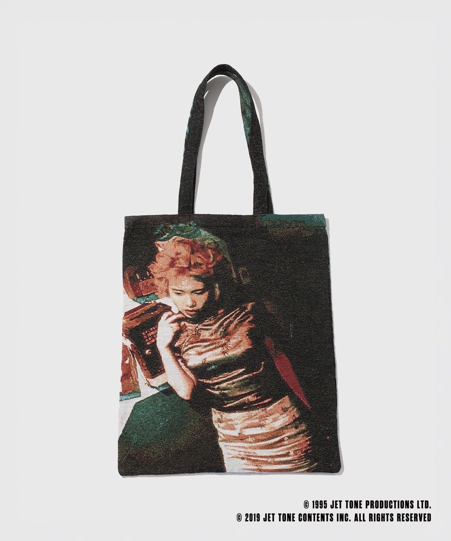 ADAM ET ROPE' HOMME 【天使の涙 * 10Culture for ADAM ET ROPE'】Fallen Angels TOTE BAG アダムエロペ バッグ トートバッグ ブラック【送料無料】