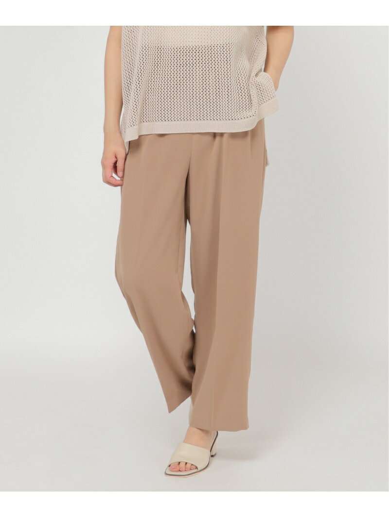 【SALE／60%OFF】IKKA LOUNGE ツイルベネセンタープレスパンツ イッカ パンツ その他のパンツ グレー レッドのサムネイル