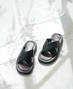 【SALE/60%OFF】ROPE' PICNIC PASSAGE プラットフォームパデッドサンダル ロペピクニック シューズ・靴 サンダル ホワイト ブラック