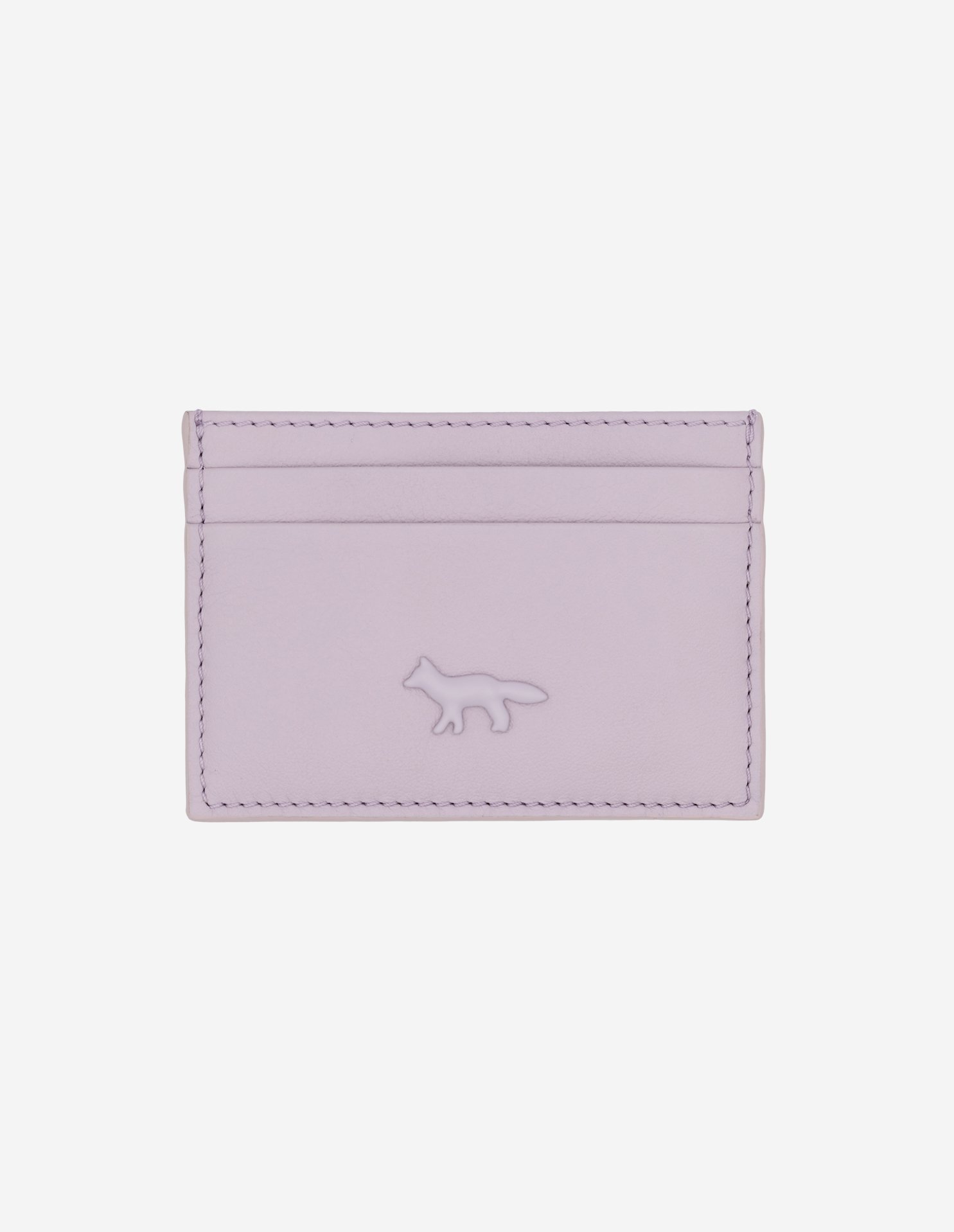 Maison Kitsune MAISON KITSUNE/(W)CLOUD CARDHOLDER メゾン キツネ 財布 ポーチ ケース 名刺入れ カードケース パープル【送料無料】