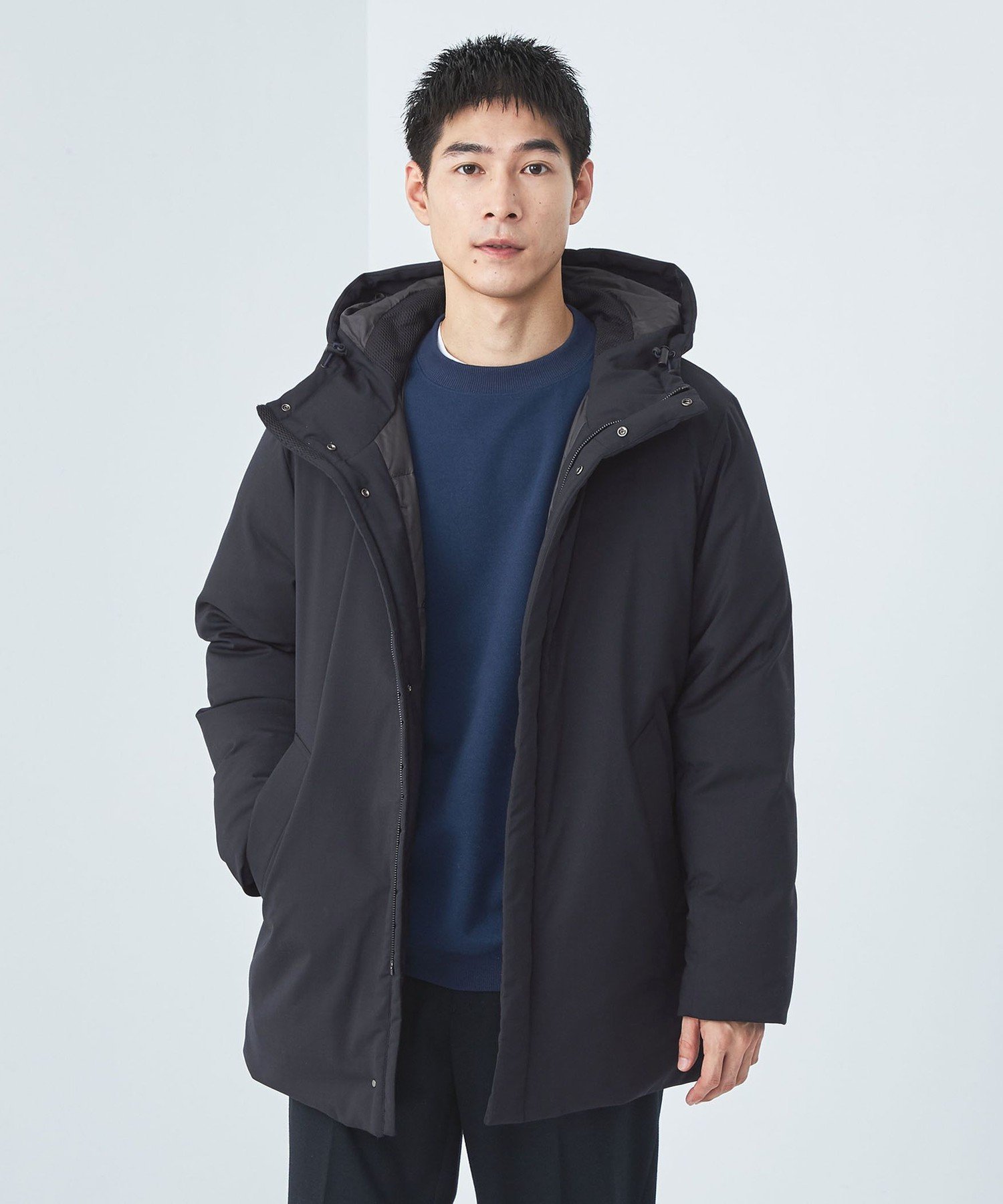 【SALE/40%OFF】UNITED ARROWS green label relaxing T/W フード ダウンコート -撥水- ユナイテッドアローズ ア...