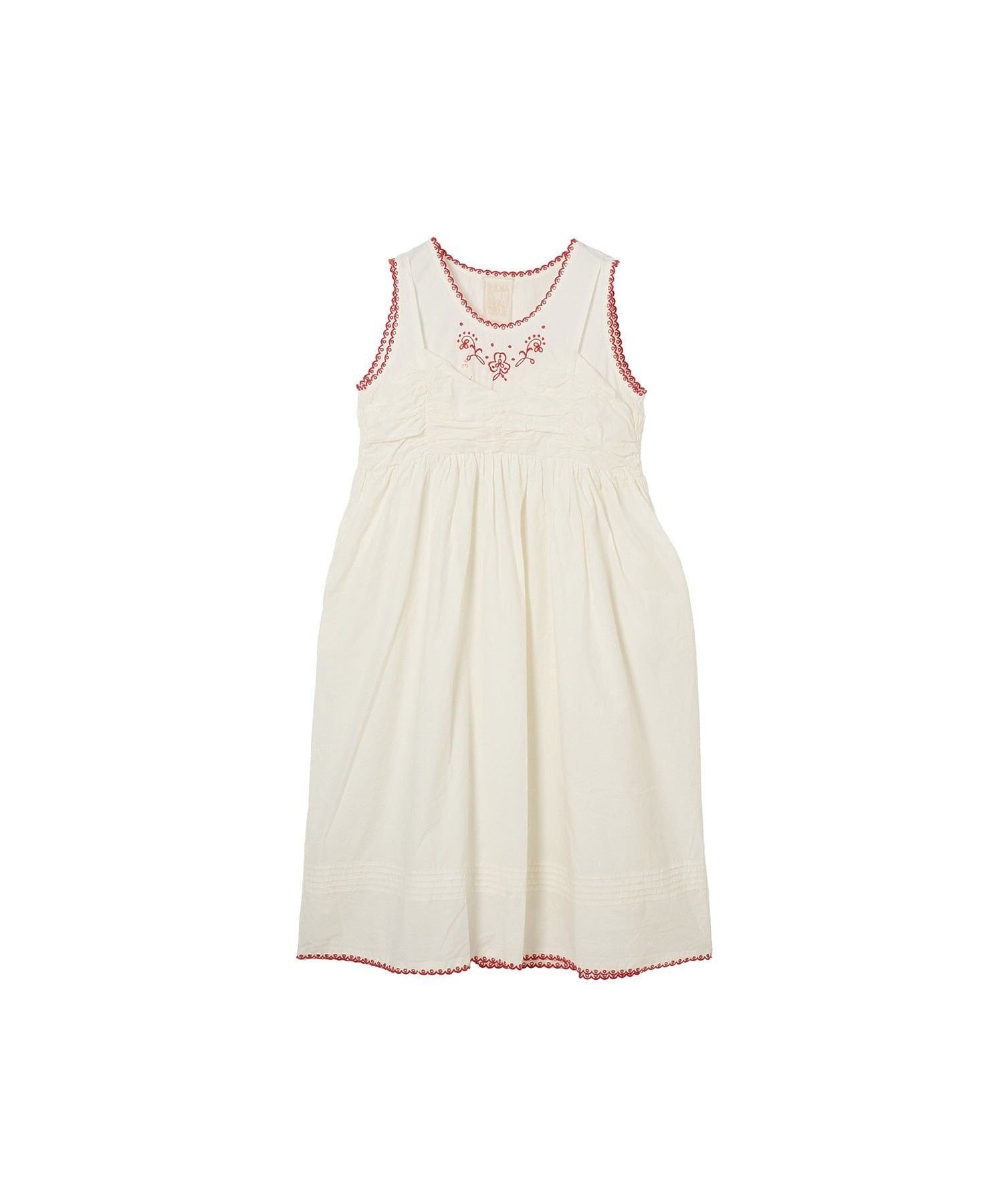 ROSE BUD INDIA IS BEAUTIFUL/CAMSOLE LAYERED ONEPIECE ローズバッド ワンピース・ドレス その他のワンピース・ドレス ホワイト
