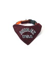 AVIREX 《DOG WEAR》MA-1スカーフ付きカラー S アヴィレックス ペット用品 ペットウェア・ペット服 レッド グリーン