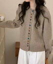 【SALE/30%OFF】aimoha - select - aimoha - select -/マルチカラーボタンカーディガン アイモハ トップス カーディガ...