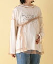 【SALE/55%OFF】LEPSIM 【産前・産後対応】マタニティ/チュール重ねロゴプルオーバー レプシィム マタニティウェア・ベビー用品 その他のマタニティ...