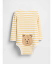 【SALE/40%OFF】GAP (K)ボディスーツ (ベビー) ギャップ マタニティウェア・ベビー用品 ロンパース・カバーオール イエロー ベージュ