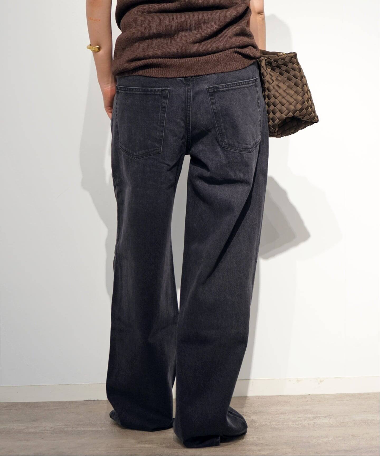 AP STUDIO 【DALA / ダラ】Relux straight jeans エーピーストゥディオ パンツ ジーンズ・デニムパンツ ブラック【送料無料】