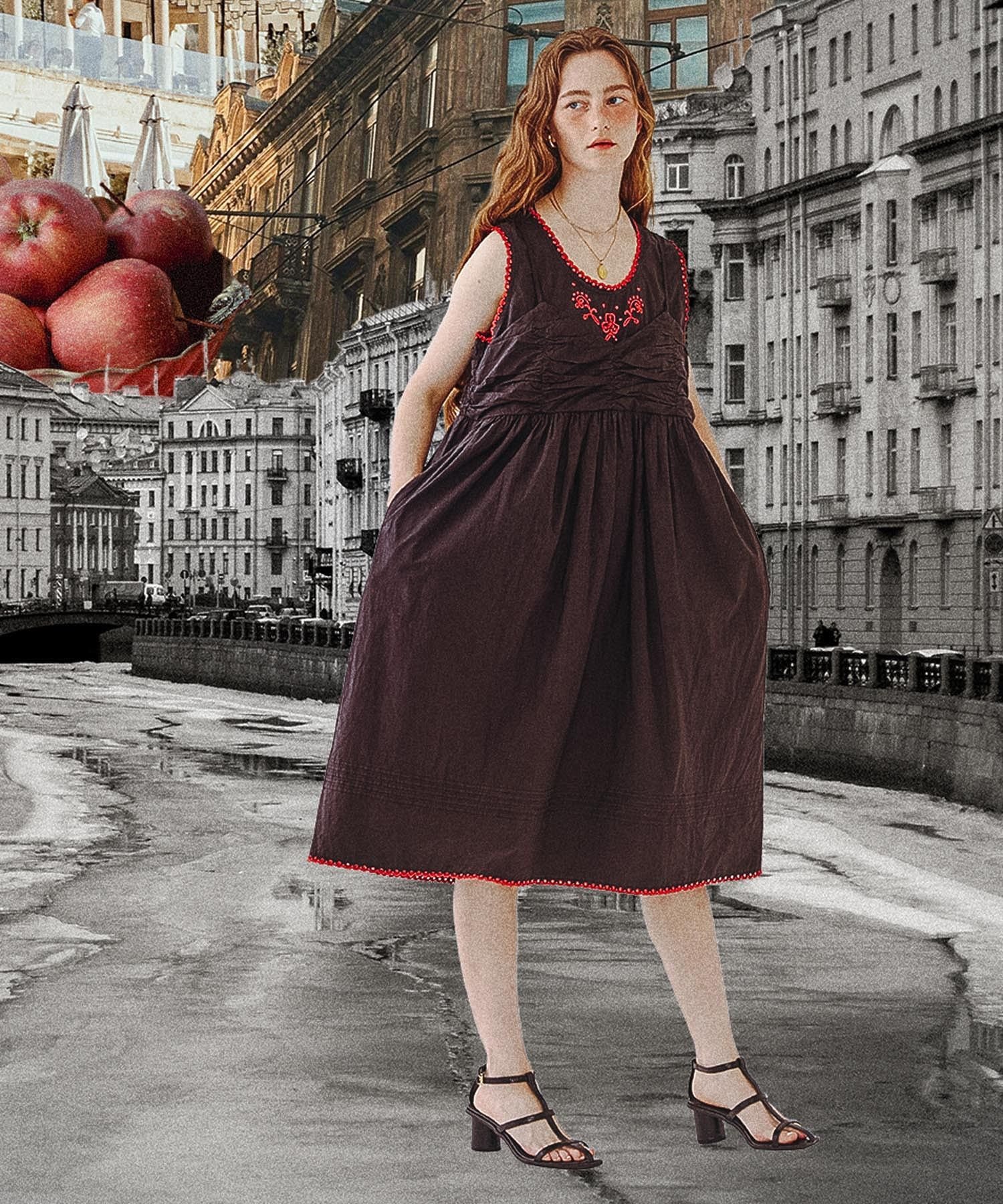 ROSE BUD INDIA IS BEAUTIFUL & ROSE BUD/Black Dress ローズバッド ワンピース・ドレス ワンピース ブラック