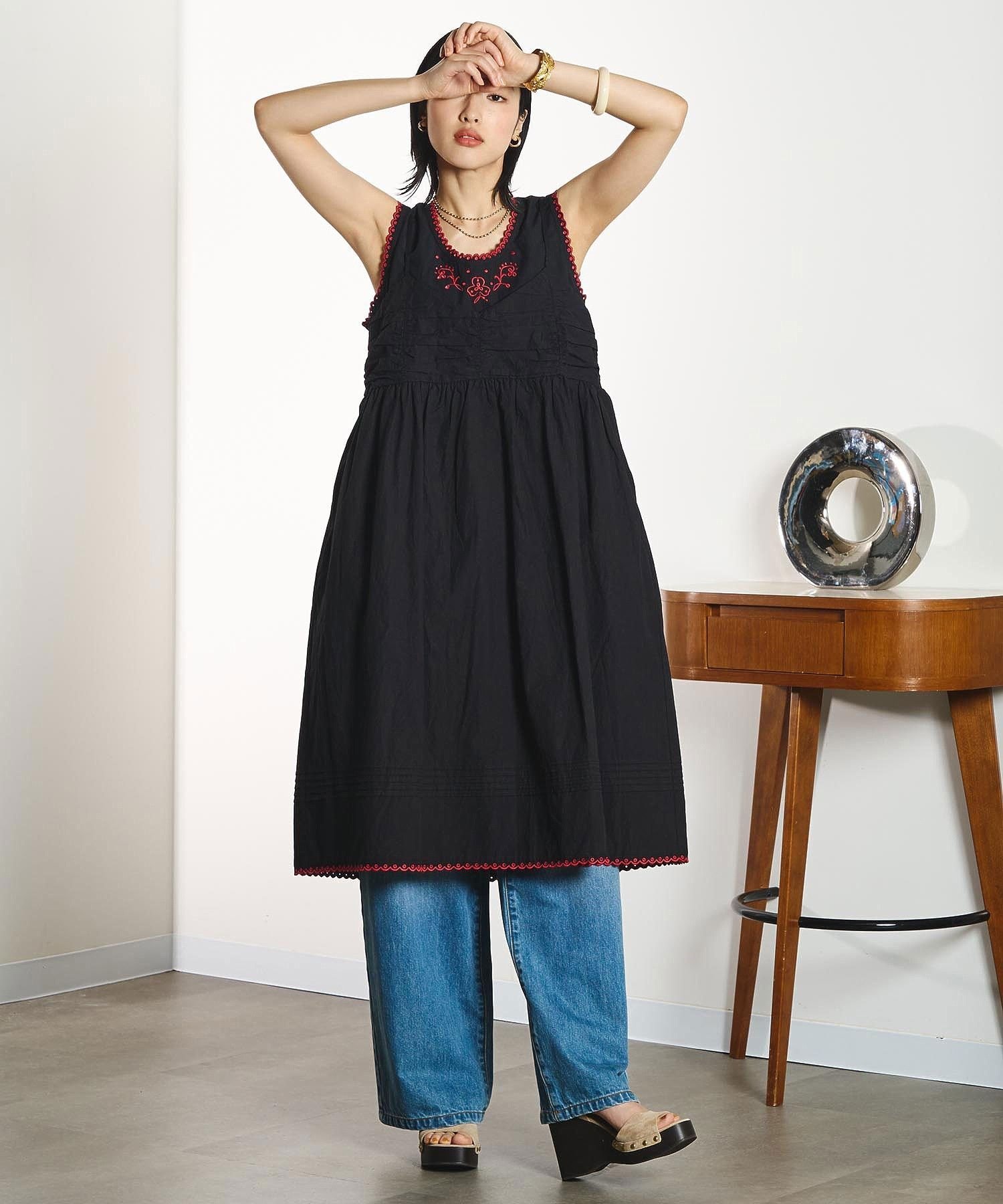 ROSE BUD INDIA IS BEAUTIFUL & ROSE BUD/Black Dress ローズバッド ワンピース・ドレス ワンピース ブラック