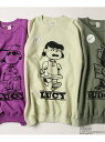 【SALE/30%OFF】JOURNAL STANDARD relume 【PEANUTS*SPORTS WEAR by relume】 SPECIAL 11.5oz スウェット ジャーナル スタンダード レリューム カットソー Tシャツ パープル【送料無料】