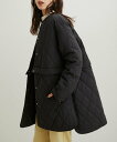 ビス アウター レディース 【SALE／50%OFF】VIS 【2WAY】ロング&ショート中綿キルティングコート ビス ジャケット・アウター その他のジャケット・アウター ブラック ホワイト【送料無料】