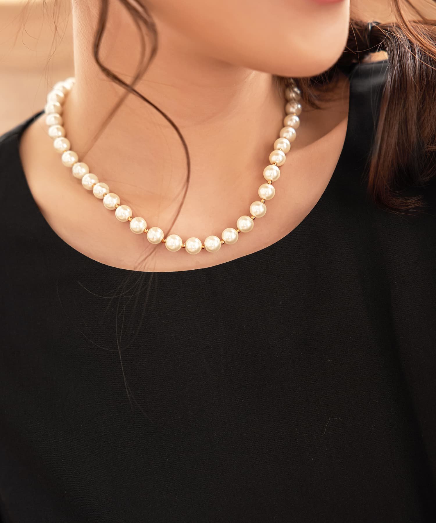 【SALE/50%OFF】DRESS+ パールネックレス フェイクパール 結婚式 ドレスプラス アクセサリー・腕時計 ネックレス ホワイト