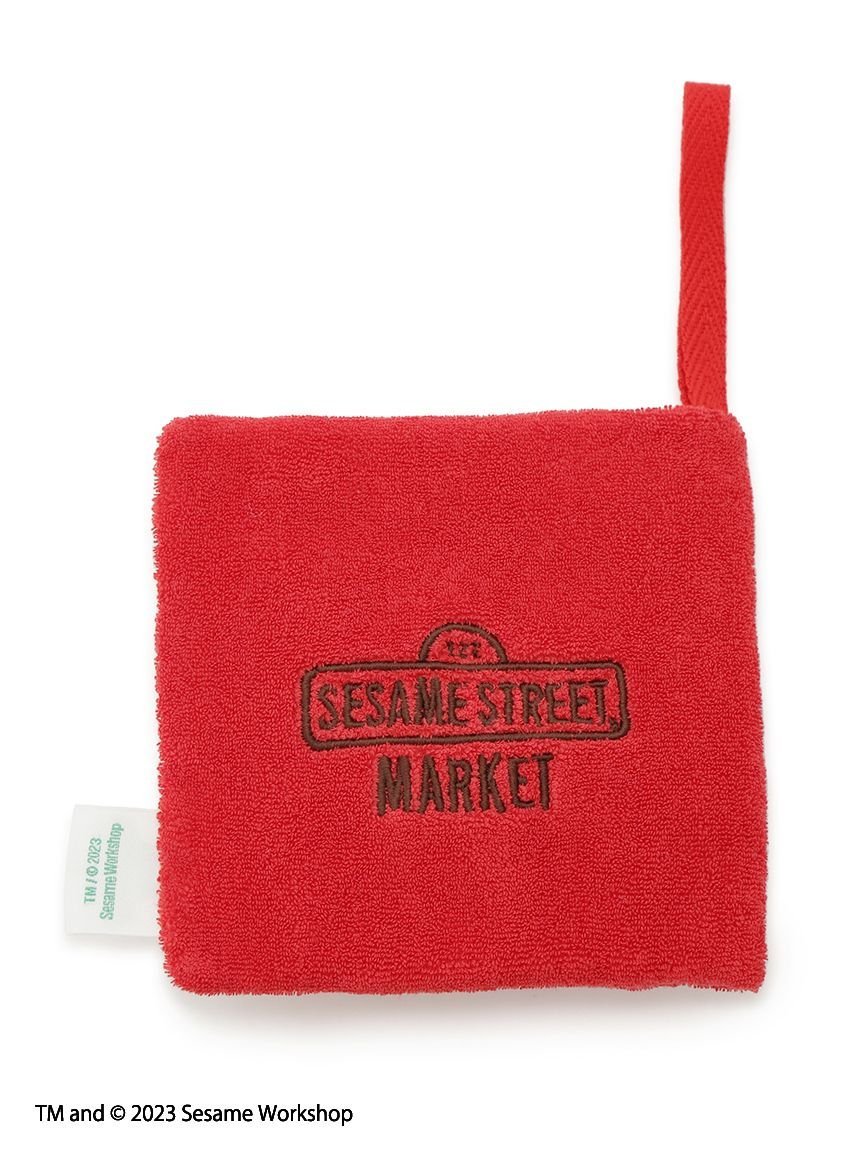 【SALE／20%OFF】SESAME STREET MARKET 【BABY】パイル絵本 セサミストリートマーケット マタニティウェア・ベビー用品 その他のベビーグッズ レッド 3