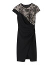 EPOCA 【TADASHI SHOJI】バイカラータイトドレス《WEB&EPOCA THE SHOP店舗限定》 エポカ ワンピース・ドレス ドレス ブラック【...