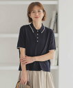 J.PRESS 【洗える】DRY COTTON ニットポロ ジェイプレス トップス ポロシャツ ネイビー ベージュ【送料無料】