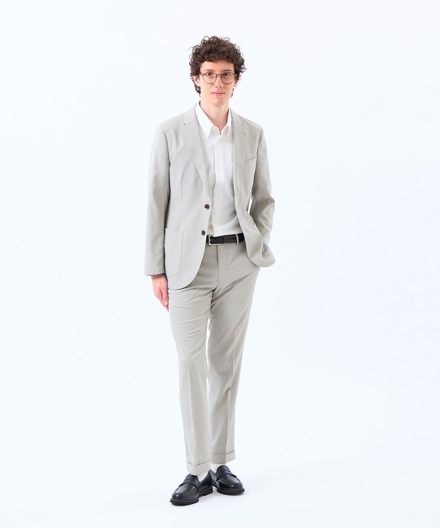 【SALE／25%OFF】MACKINTOSH PHILOSOPHY トロッター ウルトラライト ジャケット ナローサッカーストライプ マッキントッシュ フィロソフィー ジャケット・アウター テーラードジャケット・ブレザー ネイビー【送料無料】