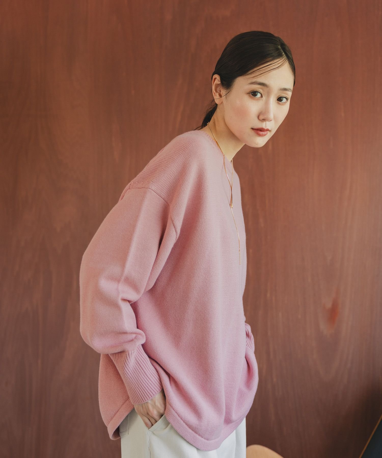 GLOBAL WORK 毛玉になりにくいドルマン/494139 グローバルワーク トップス ニット ピンク ワインレッド グレー ブラック【送料無料】のサムネイル