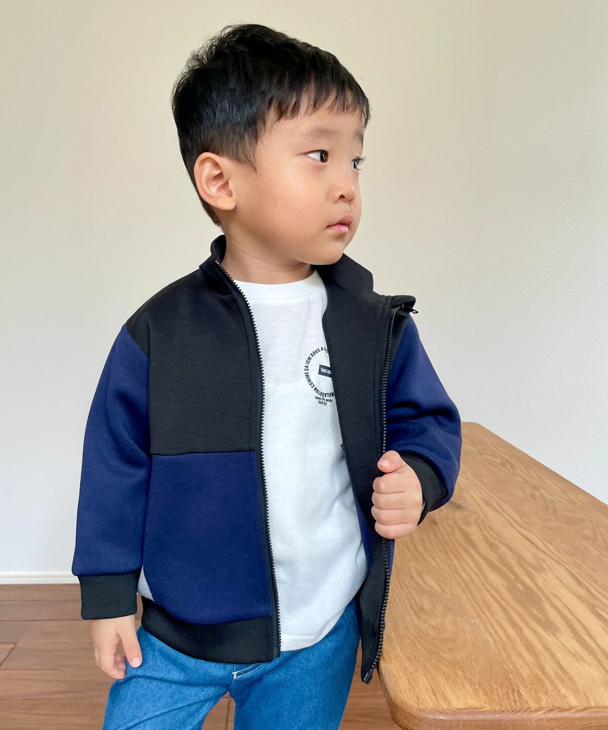 【SALE／22%OFF】COMME CA ISM 配色切り替えブルゾン(ベビーサイズ) コムサイズム マタニティウェア・ベビー用品 その他のベビーグッズ ピンク ブラック 3