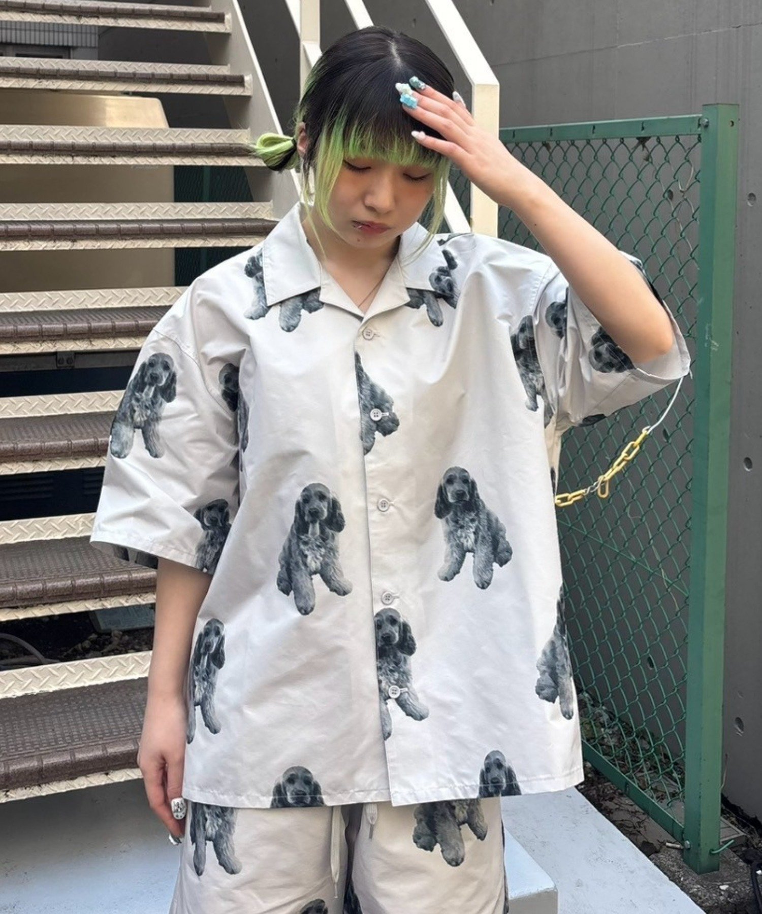 【SALE／50%OFF】Candy Stripper MY PUPPY SHIRT キャンディストリッパー トップス シャツ・ブラウス ブラック【送料無料】