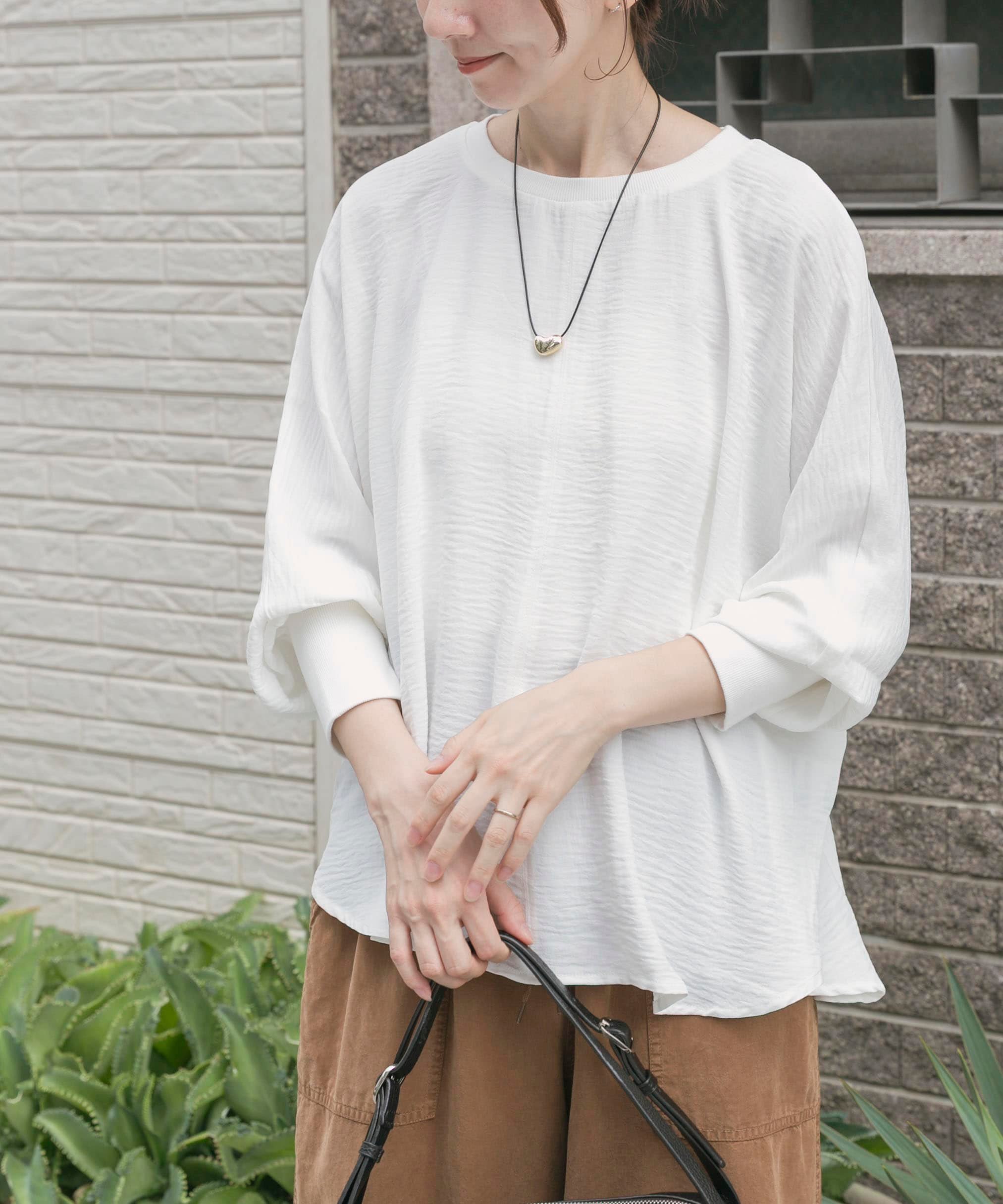 【SALE／50%OFF】URBAN RESEARCH ITEMS リブドルマンブラウス アーバンリサーチアイテムズ トップス シ..