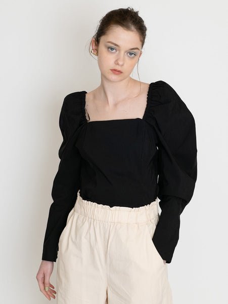 Levi's JUNIE MUTTON SLV BLOUSE CAVIAR リーバイス トップス シャツ・ブラウスのサムネイル