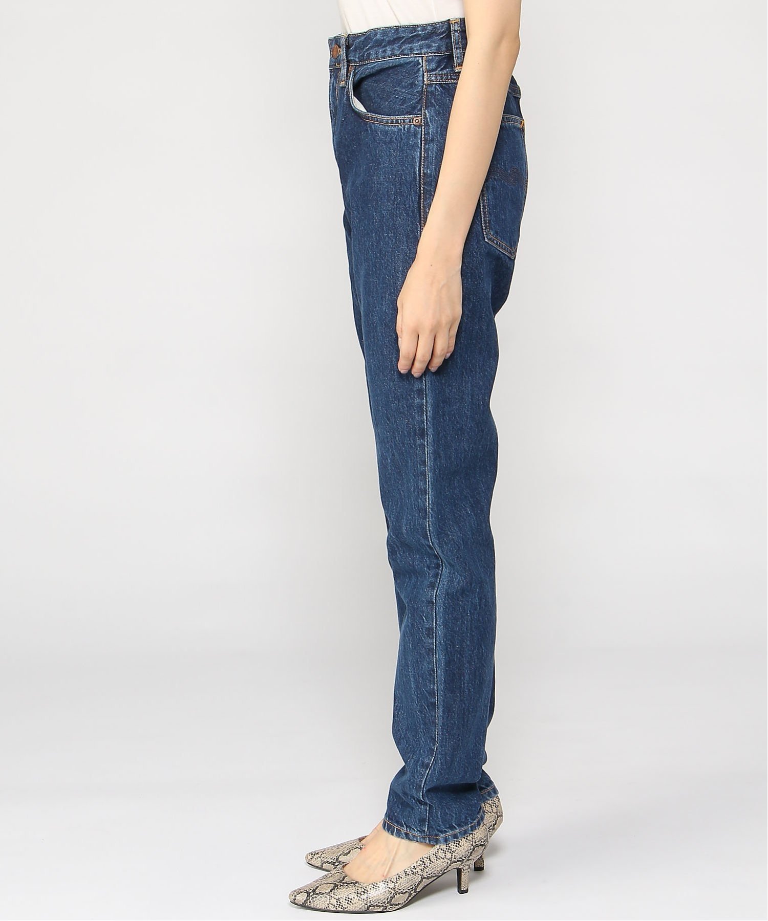 【SALE／30%OFF】Nudie Jeans Nudie Jeans/(W)Breezy Britt172 ヒーローインターナショナル マーケット プレイス パンツ ジーンズ・デニムパンツ ブルー【送料無料】