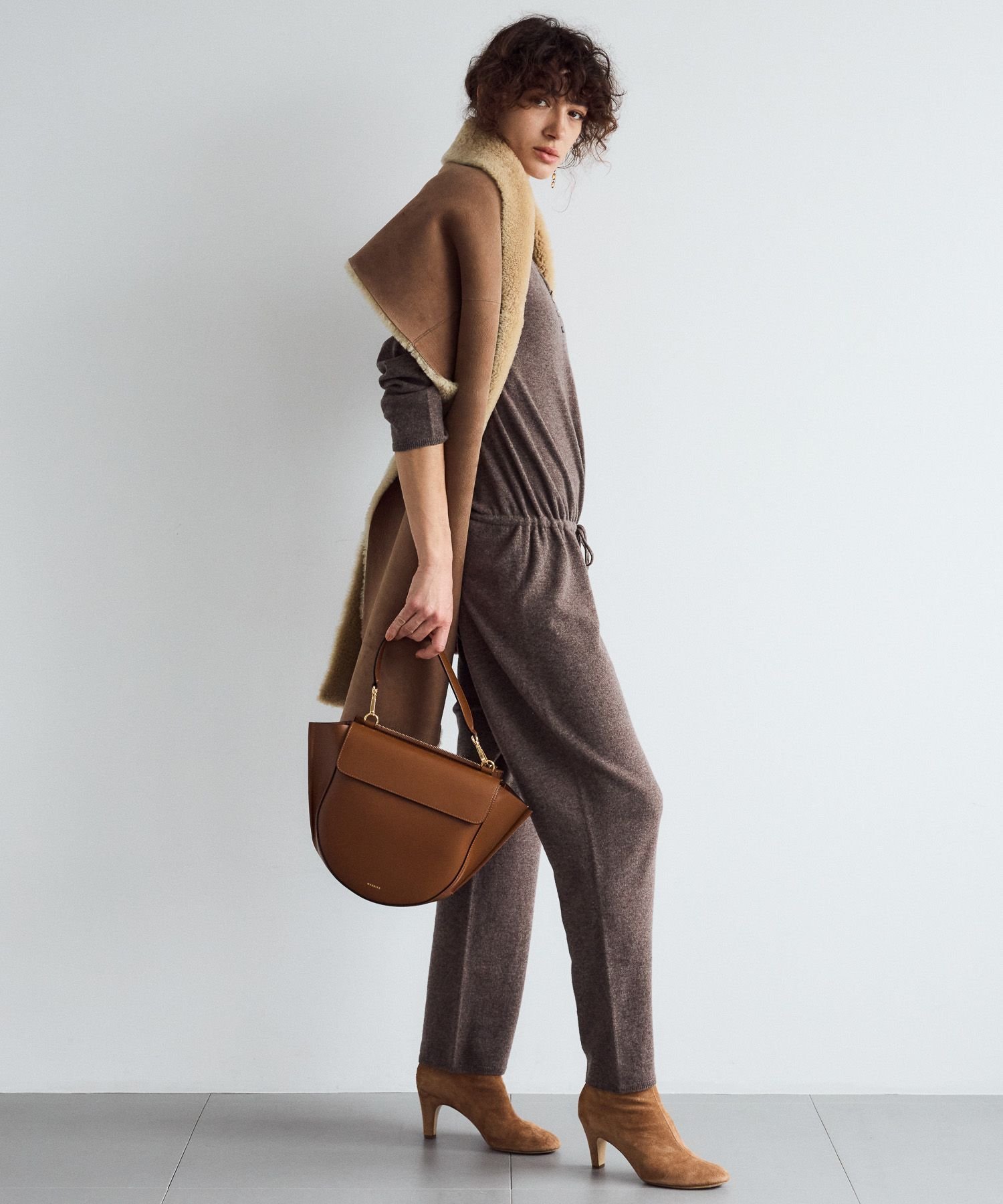 【SALE／30%OFF】BRILL ムートンストール ブリル ファッション雑貨 マフラー・ストール・ネックウォーマー ブラウン【送料無料】