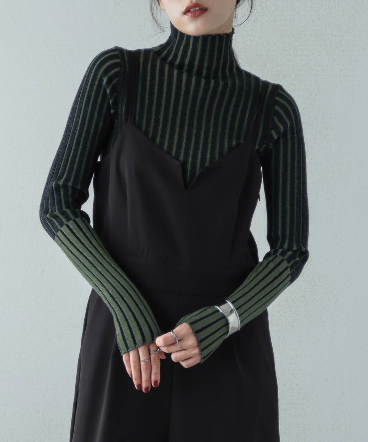 Rakuten Fashion㤨֡SALE50%OFFLa-gemme ֥˥åȥȥͥåȥåץ 饸塼 ȥåץ ˥å ֥å  ١פβǤʤ2,490ߤˤʤޤ