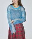 【SALE/30%OFF】MAISON BREEZE reveur MAISON BREEZE reveur/モヘア混ニット 透かし編み チュニックPO 31943C333 XNN セットアップセブン トップス ニット レッド ホワイト ブルー【送料無料】