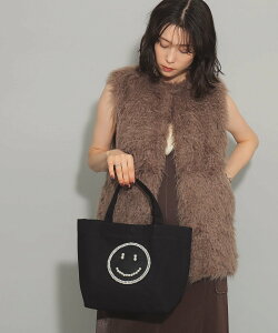 Ray BEAMS ECODECO / ブラック キャンバス トートバッグ　母の日 ビームス ウイメン バッグ その他のバッグ ブラック【送料無料】