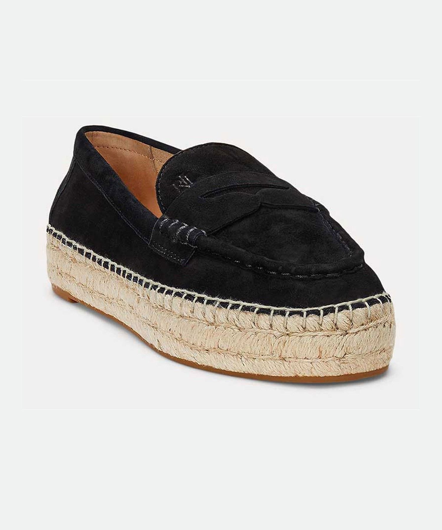 【SALE／30%OFF】LAUREN RALPH LAUREN ローレン ラルフローレン R04H Luize ローファー エスパドリーユ ブラック リーガル フットコミュニティー シューズ・靴 ローファー ブラック【送料無料】