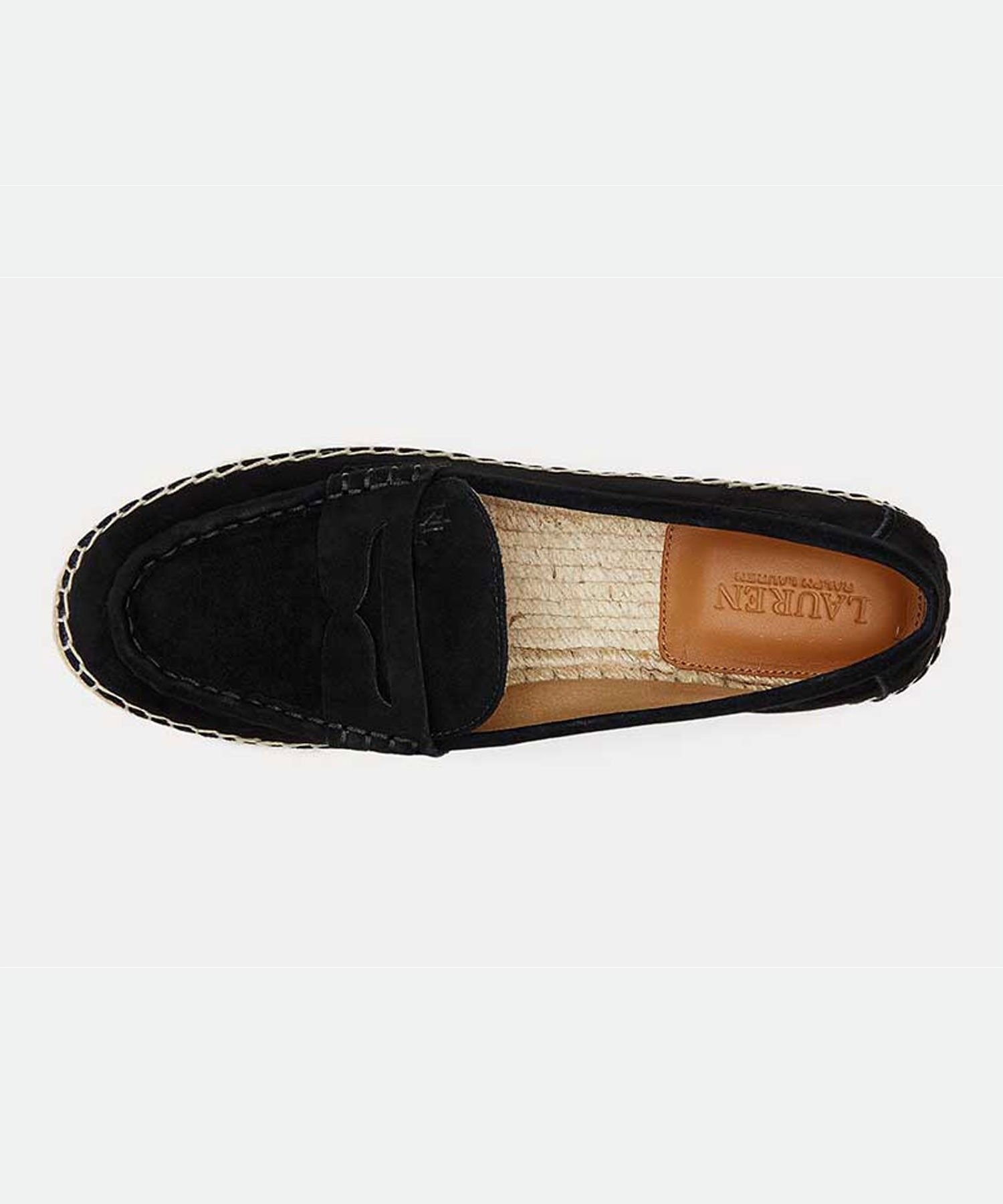 【SALE／30%OFF】LAUREN RALPH LAUREN ローレン ラルフローレン R04H Luize ローファー エスパドリーユ ブラック リーガル フットコミュニティー シューズ・靴 ローファー ブラック【送料無料】