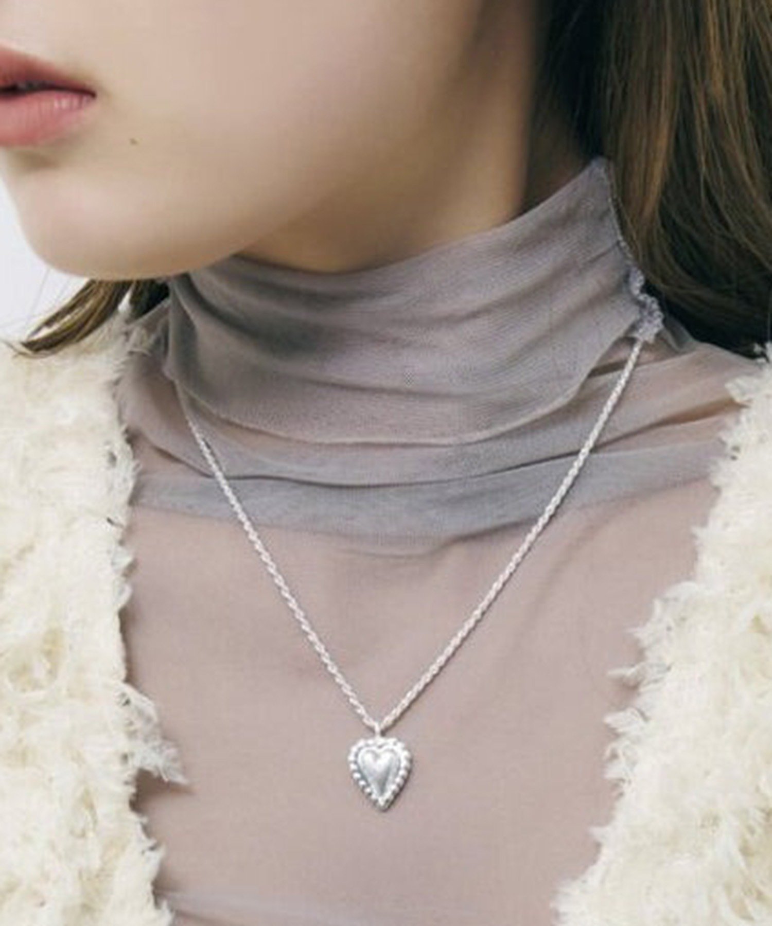 【SALE／2%OFF】GOLDY GOLDY/ウエスタン ハート スタッズ ネックレス 3250103 セットアップセブン アクセサリー・腕時計 ネックレス