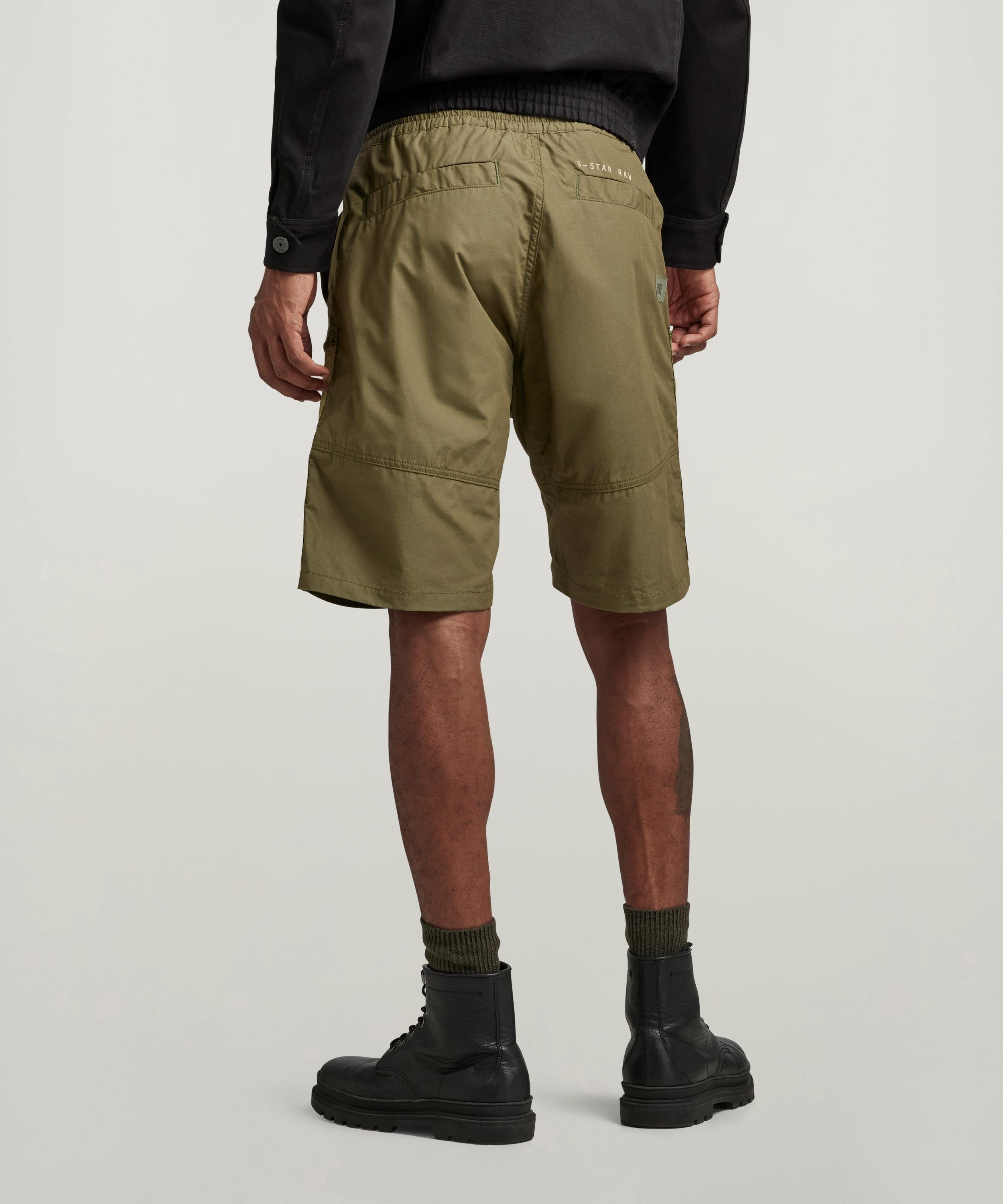 【公式ショップ】3D PM CB SHORTS/異素材ミックスカーゴショーツパンツ ジースターロゥ パンツ その他のパンツ グリーン