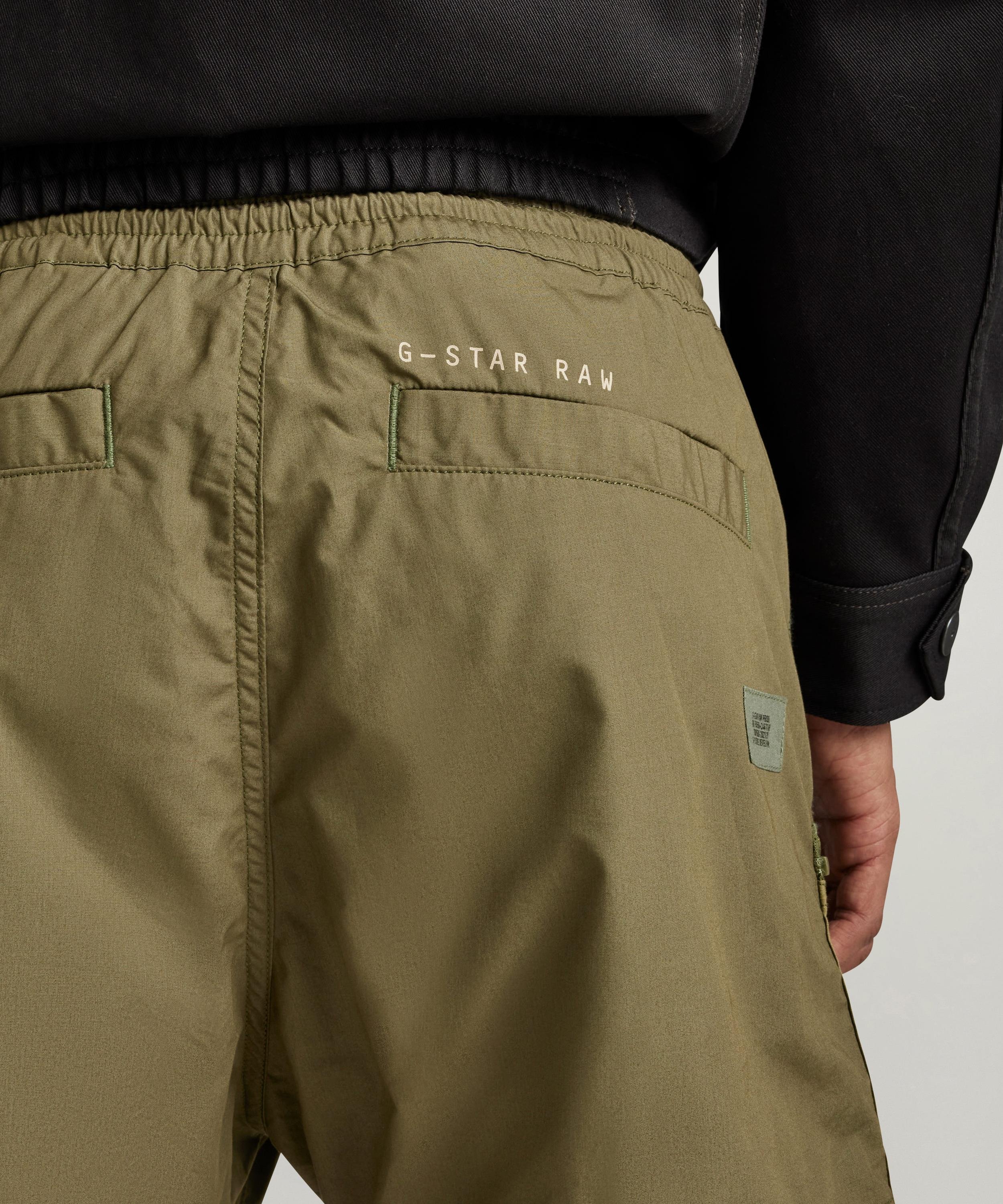 【公式ショップ】3D PM CB SHORTS/異素材ミックスカーゴショーツパンツ ジースターロゥ パンツ その他のパンツ グリーン