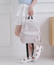【SALE/18%OFF】PINK-latte 【チャーム付き】ガーリーリュック ピンク ラテ バッグ リュック・バックパック グレー ブラック ブルー【送料無...