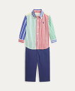 【SALE/50%OFF】POLO RALPH LAUREN (ベビー)コットン ファン シャツ & チノ パンツ セット ラルフローレン トップス シャツ・ブラウス【送料無料】
