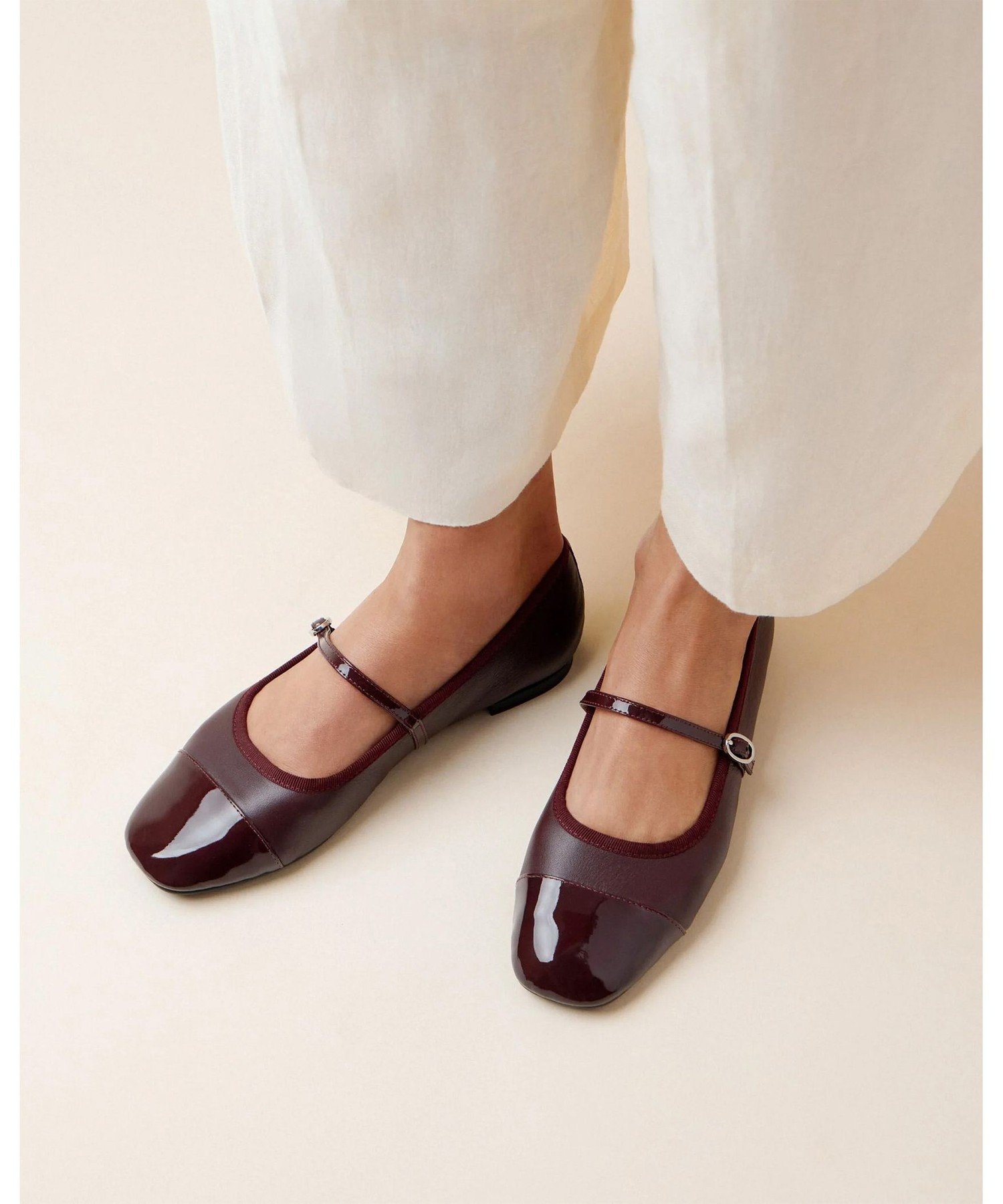 【SALE／45%OFF】Repetto Georgiana メリージェーン - ラバーソール - EUサイズ レペット シューズ・靴 バレエシューズ ワインレッド【送料無料】