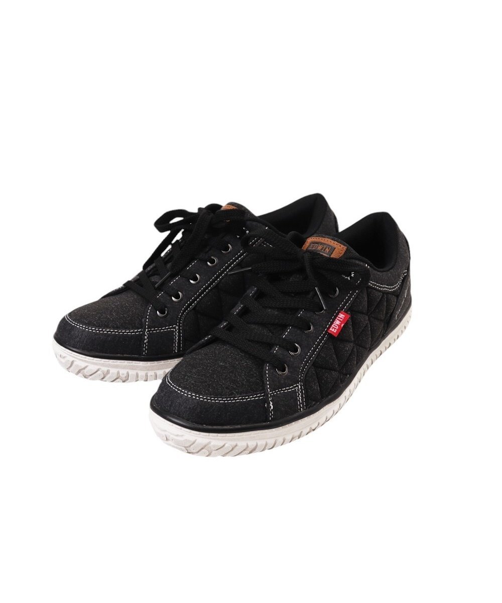 EDWIN EDWIN メンズ 軽量・耐滑 スニーカー ローラ シューズ・靴 スニーカー グレー ブラック【送料無料】