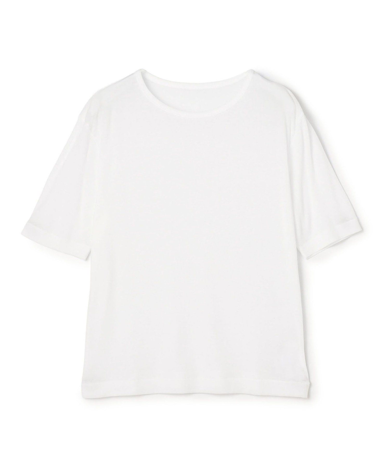 MACPHEE シアージャージー ハーフスリーブプルオーバー トゥモローランド トップス カットソー・Tシャツ ベージュ グレー ホワイト レッド