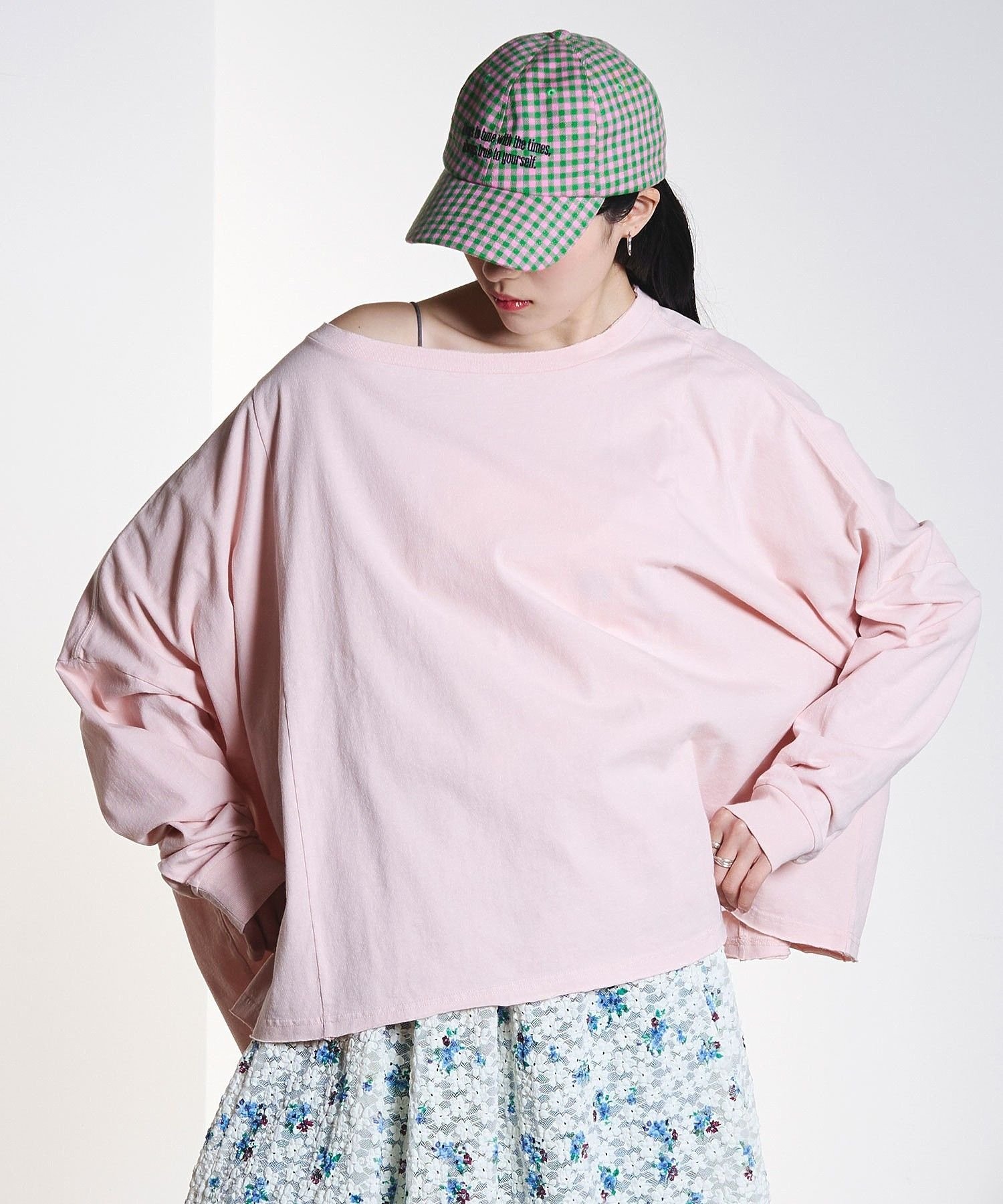 ROSE BUD VINTAGE LIKE BIG TOP ローズバッド トップス カットソー・Tシャツ ネイビー